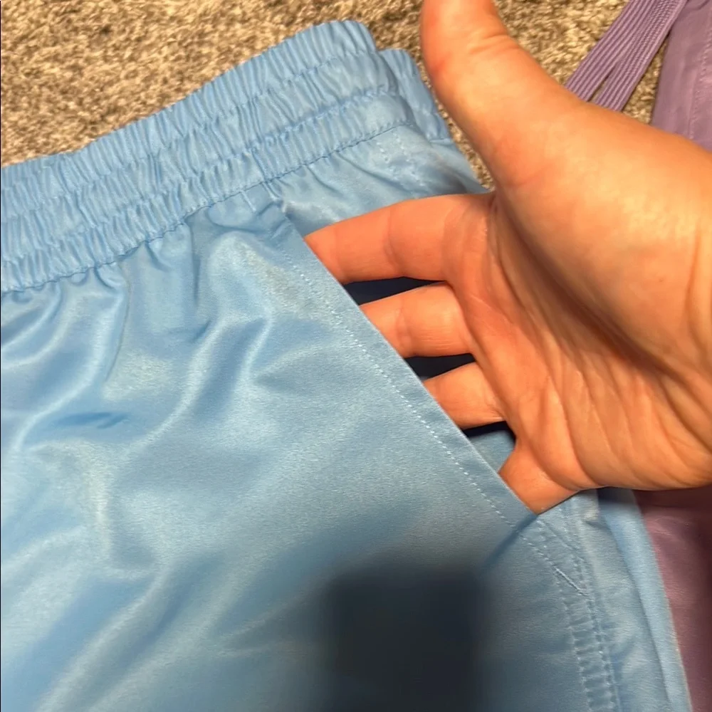 NWT‎ Mens Tek Gear XXL TALL 2XLT Purple/Blue Swim Trunk Mesh Lined LOT OF TWO